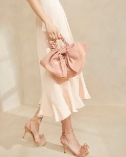 Loeffler Randall Sierra Blush Mini Bow Clutch -Outlet Velin Studio Store Sierra Blush 731copy2