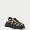 Loeffler Randall Talia Black/Natural Caged Sandal
