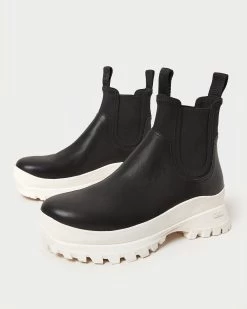 Loeffler Randall Tara Black/Cream Weather Boot -Outlet Velin Studio Store TARA SCN BLACR 3
