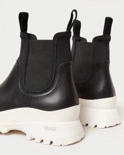Loeffler Randall Tara Black/Cream Weather Boot -Outlet Velin Studio Store TARA SCN BLACR 4