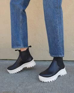 Loeffler Randall Tara Black/Cream Weather Boot -Outlet Velin Studio Store TARA SCN BLACR 5