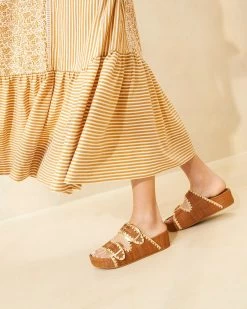 Loeffler Randall Theo Brown/Natural Footbed Sandal -Outlet Velin Studio Store THEO R BRNAT 020copy