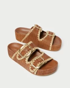 Loeffler Randall Theo Brown/Natural Footbed Sandal -Outlet Velin Studio Store THEO R CUONA 4
