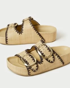 Loeffler Randall Theo Natural/Brown Footbed Sandal -Outlet Velin Studio Store THEO R NATBN 3