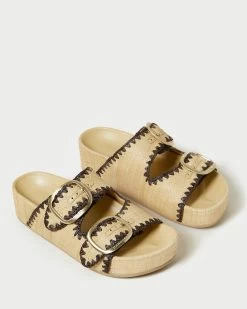 Loeffler Randall Theo Natural/Brown Footbed Sandal -Outlet Velin Studio Store THEO R NATBN 4