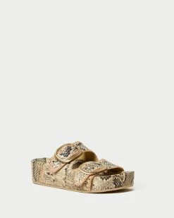 Loeffler Randall Theo Bone/Pink Footbed Sandal