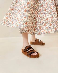 Loeffler Randall Theo Cacao/Black Footbed Sandal -Outlet Velin Studio Store THEO SSVL CABLK 009copy
