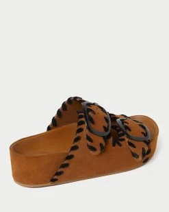 Loeffler Randall Theo Cacao/Black Footbed Sandal -Outlet Velin Studio Store THEO SSVL CABLK 4