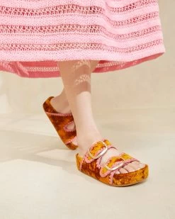 Loeffler Randall Theo Ochre/Blush Footbed Sandal 9 Loeffler Randall Theo Ochre/Blush Footbed Sandal -Outlet Velin Studio Store THEO VLR OCHBL 1 1