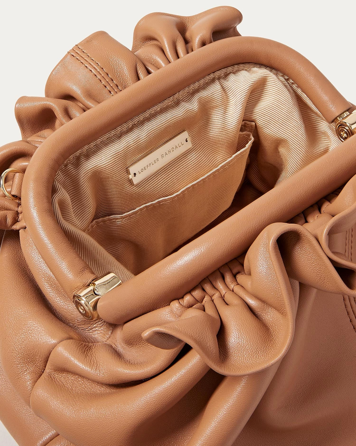 Loeffler Randall Willa Dark Sand Mini Pouch 4 Loeffler Randall Willa Dark Sand Mini Pouch - Image 4