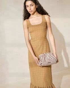 Loeffler Randall Willa Brown/Cream Mini Pouch 9 Loeffler Randall Willa Brown/Cream Mini Pouch -Outlet Velin Studio Store WILLA WR BRCRE 010copy