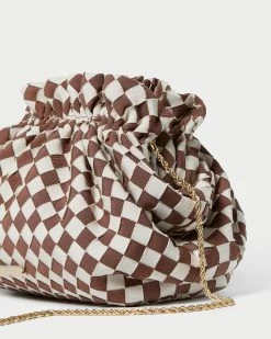 Loeffler Randall Willa Brown/Cream Mini Pouch 8 Loeffler Randall Willa Brown/Cream Mini Pouch -Outlet Velin Studio Store WILLA WR BRCRE 4